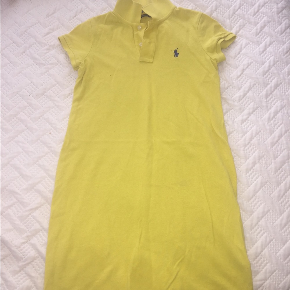 Yellow polo dress